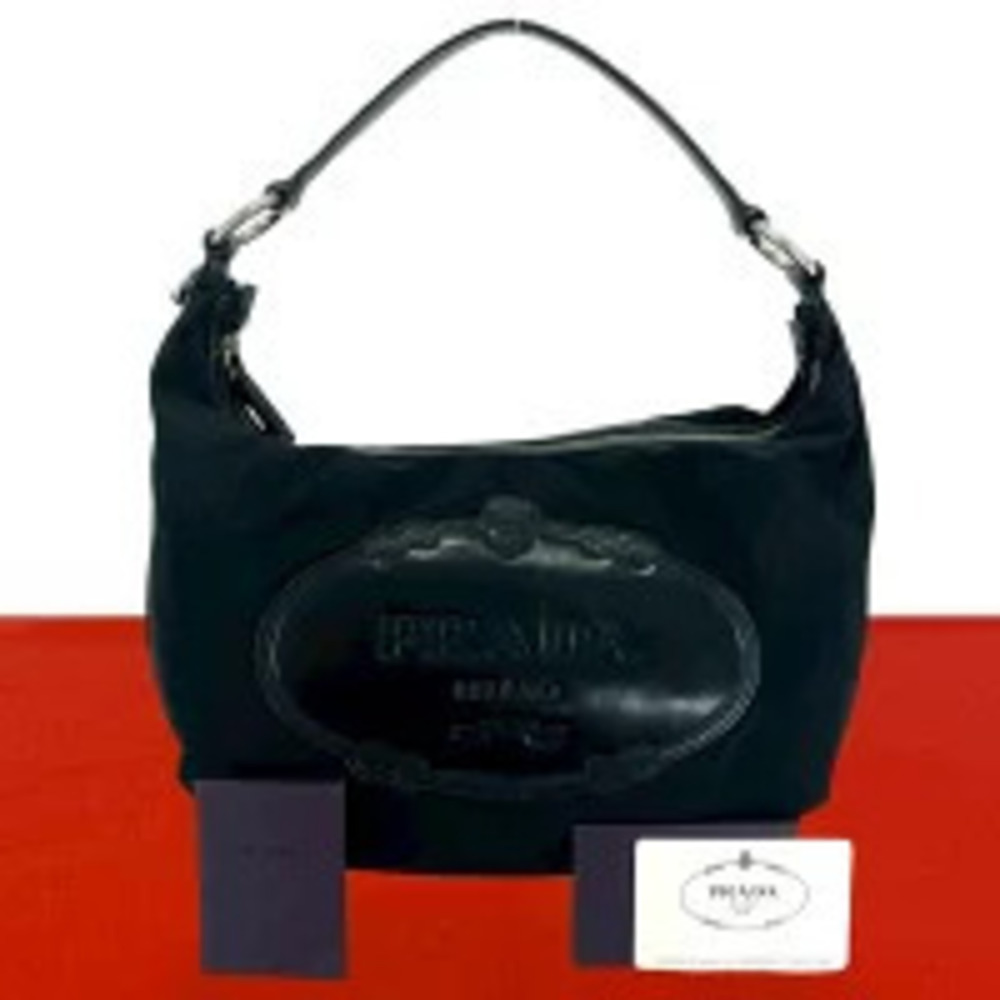 Prada Vitello Daino Shopping Leather Tote Bag Black